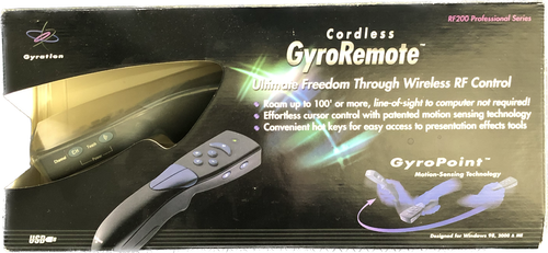 GyroRemote RF200 Professional Series für Windows 98, 2000 & ME - B-Ware ...