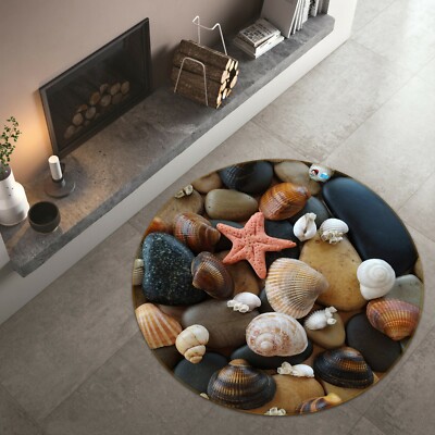 3D Seestern Muschel M13030 Spiel Teppich Mat Elegant Foto Teppich Fay