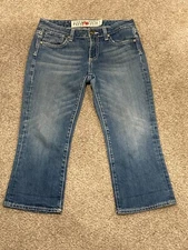 Vigoss Jeans Womens Size 3/4 - 27 The Chelsea Capri Blue Wash