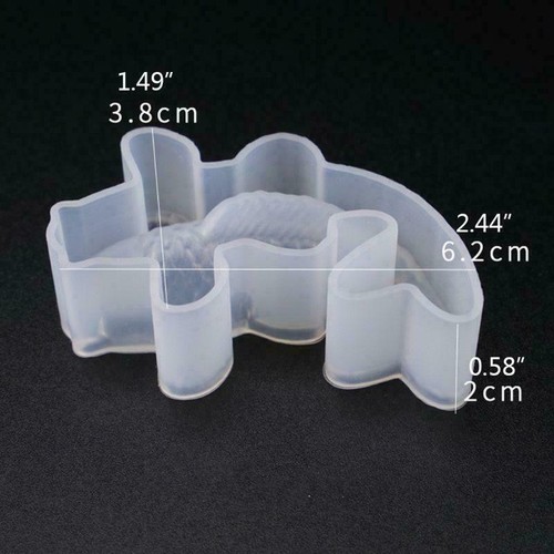 Colgante de silicona decorativo de fabricación de moldes de resina hágalo usted mismo artesanías peces dorados - Imagen 6 de 12