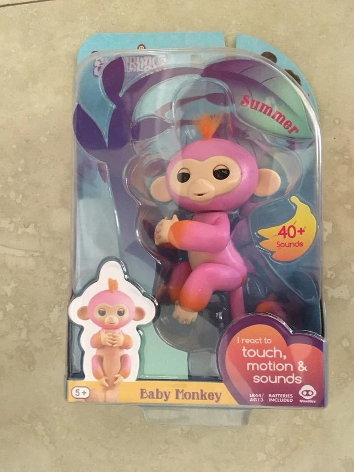 WowWee AUTÉNTICO Nuevos Estilos: 4 Dedos 2 Tonos Bebé Mono Juguete Interactivo Foto 4 de 4
