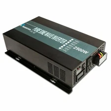 2500W Pure Sine Wave Power Inverter 12/24/48VDC to 120/220/240VAC Car Home solar