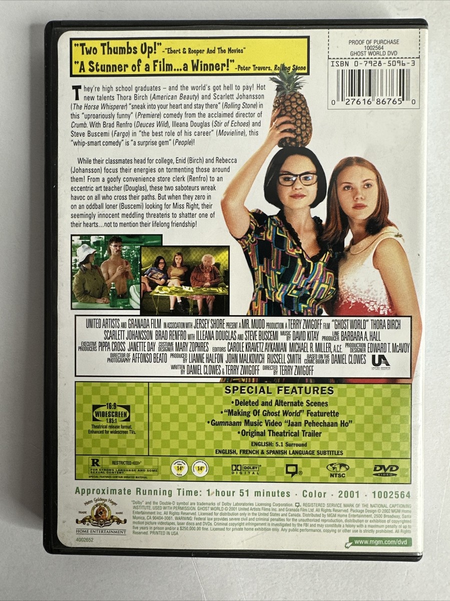 Ghost World (DVD, 2002) Thora Birch Scarlett Johansson - W