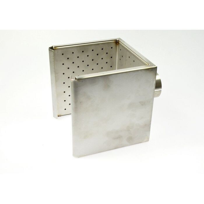 107.333 - Sieve reflector ø 50.5 mm, 130 x 150 mm, straight