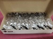 MCR Safety Glasses Box of 12 Clear Lens Eyewear Anti Scratch Work UV