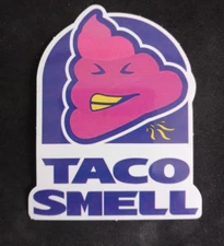 Junk Food Doody Vending Sticker Taco Smell