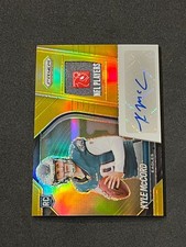 2025 Panini Prizm Football Kyle McCord Rookie Patch Auto Gold 3/10 #RPH-KMD