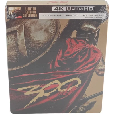 WARNER BROS. 300 SteelBook 4K Ultra HD + Blu-ray + Digital 4K Ltd édt Gerard Butler [-18] A