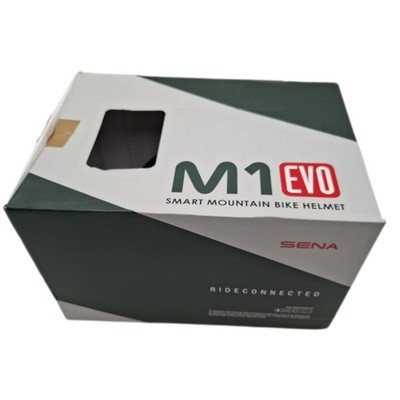 Sena M1 EVO Smart Mountainbike-Helm (Matt-schwarz, M)