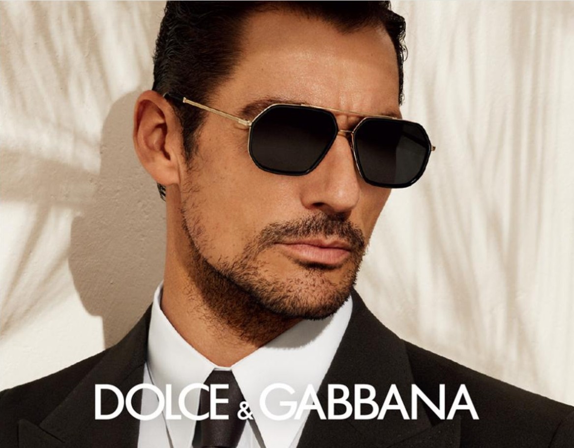 Dolce Gabbana Sunglasses Shiny Black on Gold Polarized DG 2285 02
