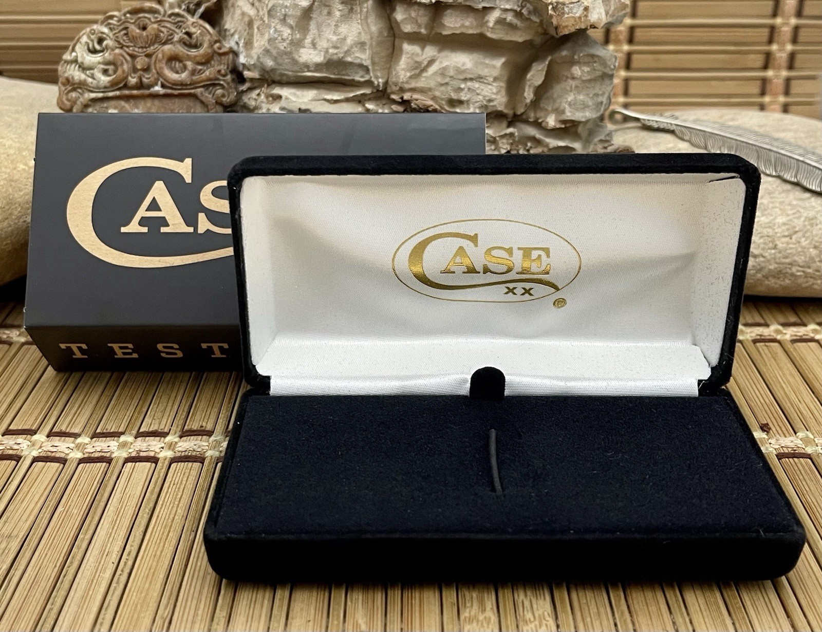 Case XX Black Velvet Jewel Knife Display Box for Case XX Pocket Knives