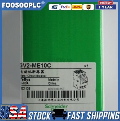 GV2ME10C Telemecanique Circuit Breaker Schneider GV2-ME10C  Module US Free TAX