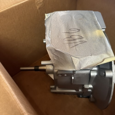 #ad Briggs Stratton Lawnmower Gas Engine Short block #398216 New Motor In Box $150.00