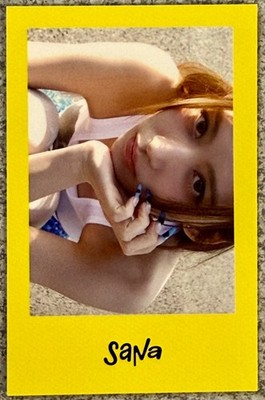 TWICE サナ　SANA チェキ Polaroid TWICE THIS IS FOR Polaroid Version Official Polaroid Photocard
