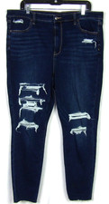 American Eagle Next Level Stretch Distressed High-Rise Jegging Jeans Women's 18