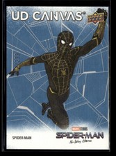 Spider-Man 2023 UD Spider-Man No Way Home Blue 051/299 Vector UD Canvas [joh68