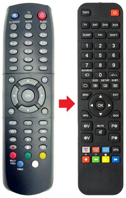 Fernbedienung geeignet für DIGITALBOX IMPERIALHD4
