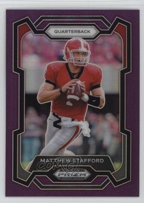 2024 Panini Prizm Draft Picks Purple Prizm 67/75 Matthew Stafford #74 05jo