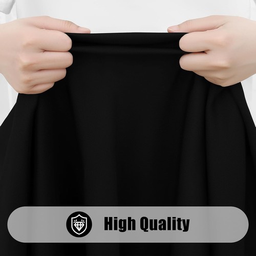 Versatile 30"x72" Black Elastic Fitted Tablecloths – Perfect for Picnics & More - Picture 5 of 10