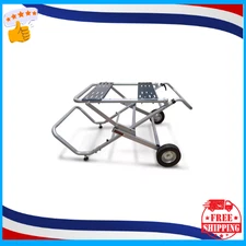 Foldable and Portable Table Saw Stand with Wheels and 330Lbs Load Capacity Heavy