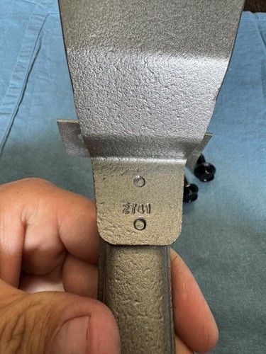1971 Dated CUDA /Barracuda HOOD LATCH LEVER SECONDARY CATCH DATE CODED “2741” - Picture 9 of 23