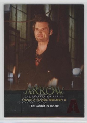 2015 Cryptozoic Arrow Season 2 Red Foil Stamp Count Vertigo The is Back! #19 5d7