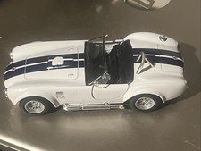 Kinsmart Model Toy Car 1965 Shelby Cobra 427 S/C Convertible 1/32 Scale Blue