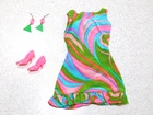 Barbie:  VINTAGE Complete SWIRLY CUE Outfit!
