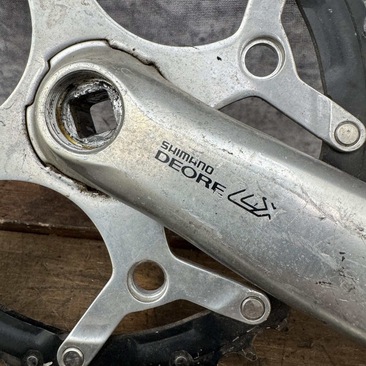 deore lx xt コンポセット　m739 m569 Shimano Deore XT LX M739 M569 Crank Spider 110/74BCD 104/64BCD