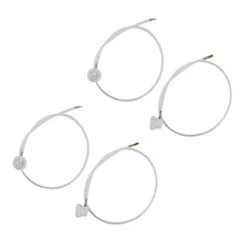 4Pcs 360 Degrees Extension Hose for Male Stem Spray Cans Fluid Auto Car Nozzle 