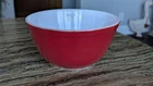 Vintage Pyrex Primary Red #402 Glass 1 1/2 Qt Nesting Mixing Bowl Made in USA