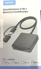 Memory Card Reader, 4In1 USB 3.0 and USB-C to SD Micro SD MS CF Card Reader Ada