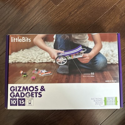 Little Bits Gizmos & Gadgets Kit, STEM - Electronic Bitbot Makers Toy - Open box