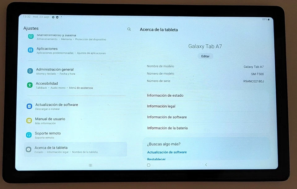 Samsung Galaxy Tab A7 10.4 · 64GB · Wi-Fi, foto 4 de 5