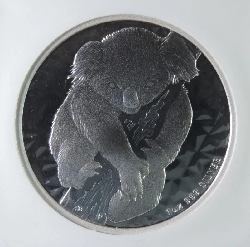 2007 Australia Koala 1oz Silver $1 Coin First Year of Issue NGC MS70 - Image 3 of 4