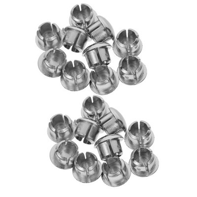 30Pcs Hot Cold Tap Handle Marker Caps Universal Fit Faucet Cover Buttons