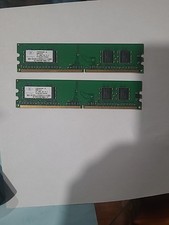 Nanya NT256T64UH4A0F-5A RAM Memory 256MB PC2-3200U 1RX16 LOT OF 2