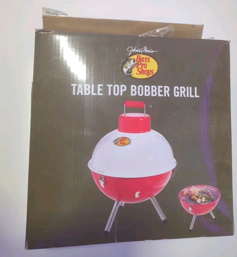 Bass Pro Shops Table Top Bobber Grill Steel w/Chrome Grate Retired New In Box
Opens in a new window 