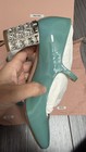NIB Miu Miu Vernice Robins Egg Tiffany Blue Mary Jane Crystal Heel Shoes size 37 — photo 7