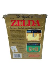 The Legend of Zelda Nintendo NES, 1987, Gold Cart. Authentic - Tested  - Working