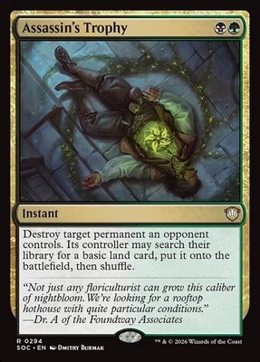 *MtG: ASSASSIN'S TROPHY - Commander Secrets of Strixhaven Rare - magicman*