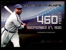 2015 Topps Update #TMB-15 Josh Gibson Tape Measure Blasts