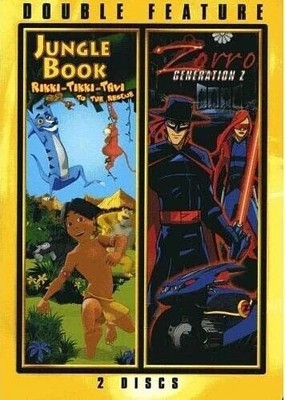 Jungle Book & Zorro Generation Z DVD Double Feature Animated Classics