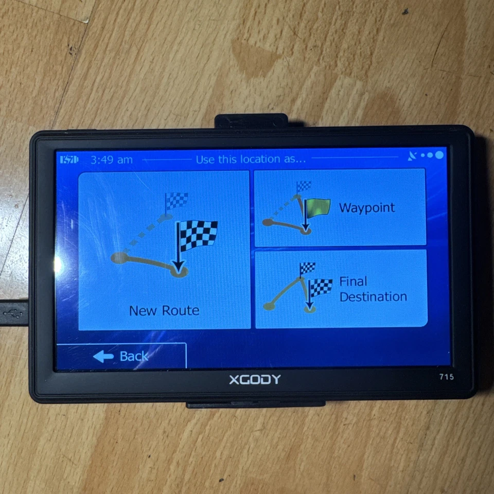 XGODY 715 7'' Car Truck GPS Navigation  USA+Canada+Mexico Maps Bluetooth - Image 3 of 4