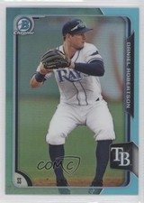 2015 Bowman Draft Chrome Sky Blue Refractor Daniel Robertson #175 0a3