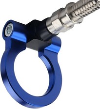 Track Racing Style Tow Hook Towing Eye 3 Series-E36 E46 E90 E91 E92 E93 Blue
