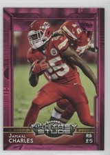 2015 Topps Fantasy Studs BCA Pink 333/499 Jamaal Charles #322 fm0