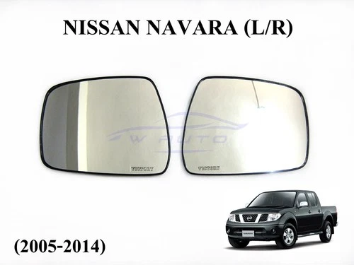 PAIR SIDE VIEW WING MIRROR GLASS FOR NISSAN FRONTIER NAVARA D40 ST-X 2005-2014