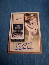 2015 Beau Burrows AUTO Draft Ticket Panini Contenders #15 MLB Baseball 