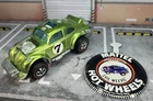 Hot Wheels Redline 1971 Evil Weevil Light Green With Button, Vintage